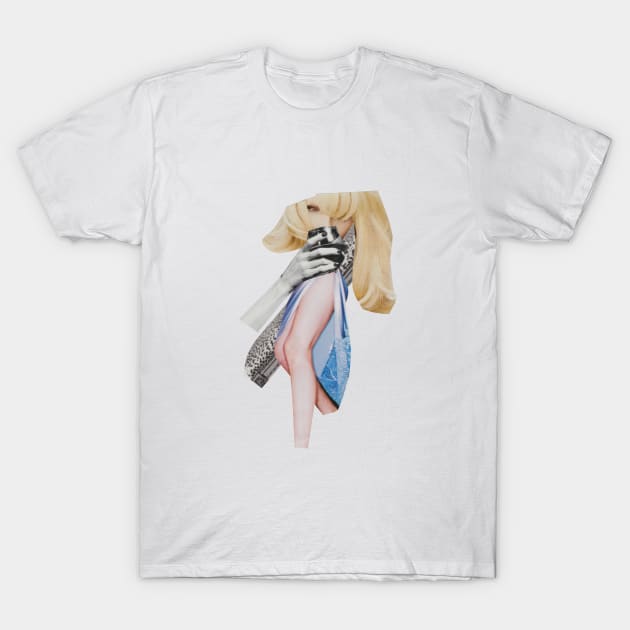 Coktail Lady T-Shirt by Luca Mainini